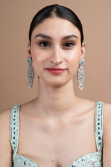 Gem Studded Zircon Earrings5688 video